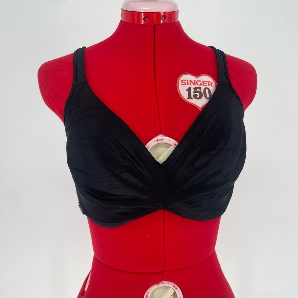 Bali 36DD Comfort Indulgence Smoothing Lacey Bra 3508 Underwire Molded Cups - Picture 2 of 14